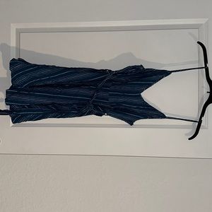 JUNIORS LARGE FOREVER 21 SKATER SPAGHETTI STRAP MINI DRESS